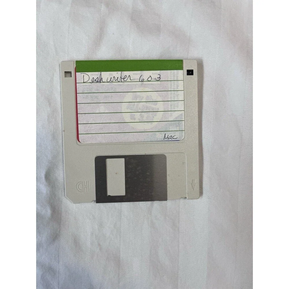 HP DeskWriter 550C C Software Install Floppy Disk Lot & Manuals Mac Vintage